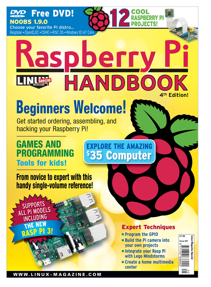 Raspberry Pi Handbook, Special Edition #25 - Digital Issue