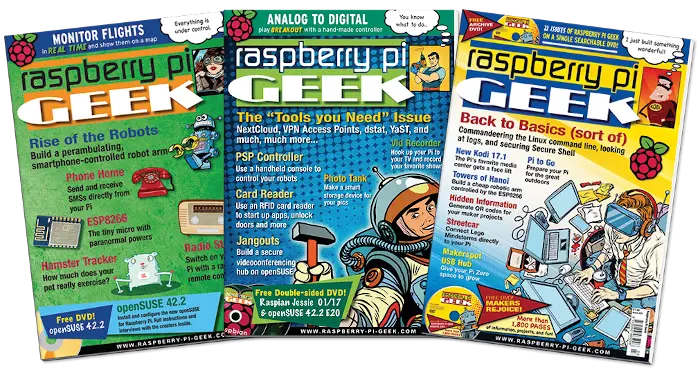 Raspberry Pi Geek 2014-2017 Digital Archive