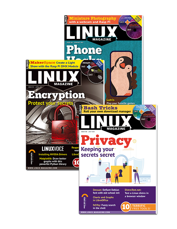 Linux Magazine Print with DVD Subscription (12 issues)