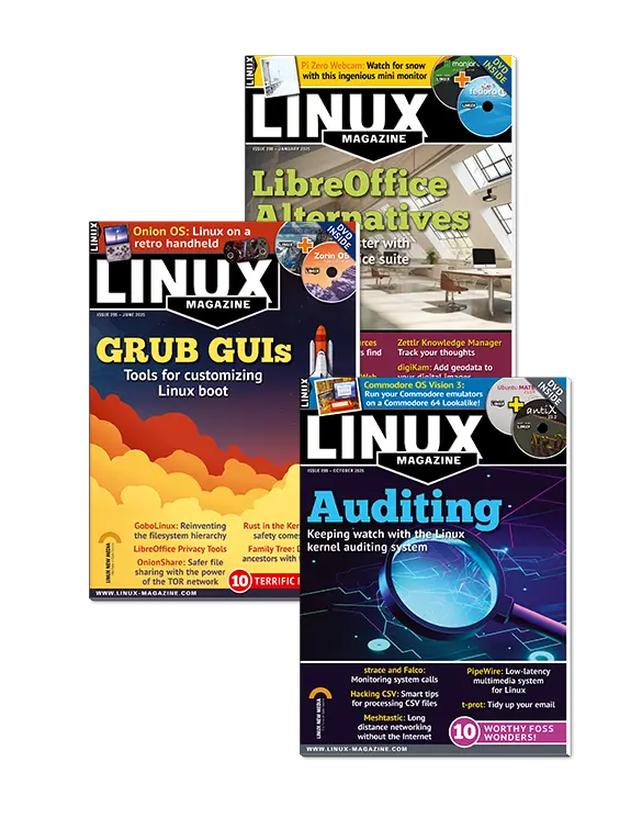Linux Magazine Print with DVD Subscription