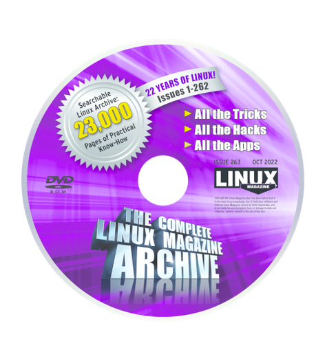 [CD50008] Linux Magazine Archive DVD - Issues 1-262