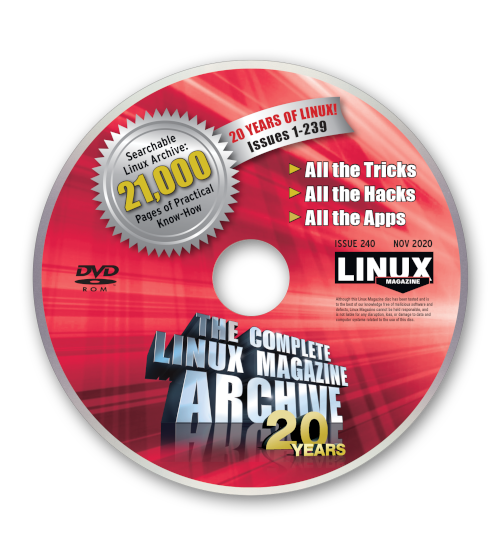 [CD50007] First 20 Years of Linux Magazine - Archive DVD - Issues 1-239