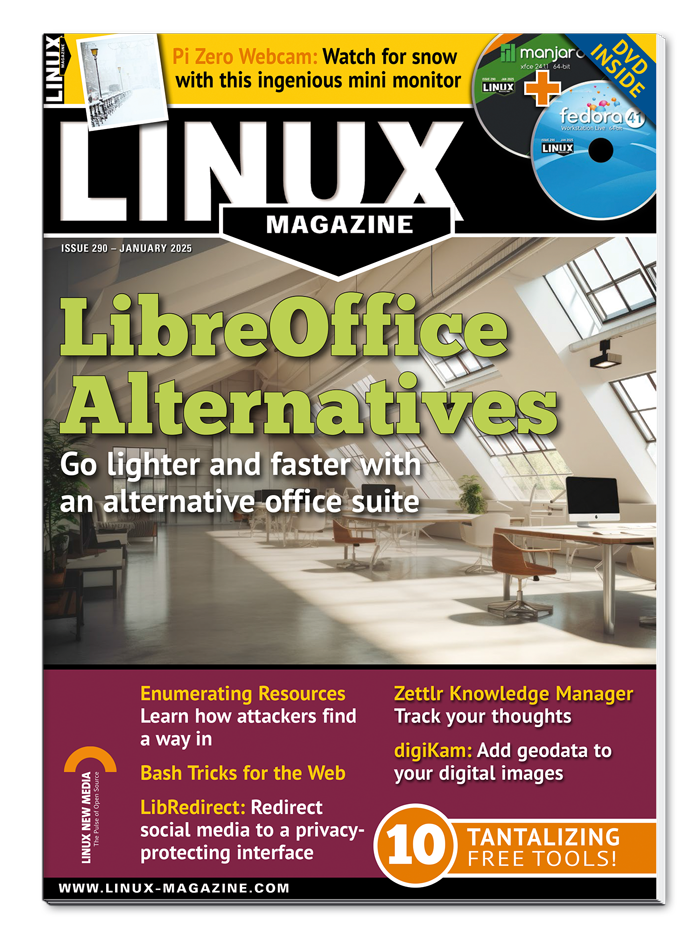 Linux Magazine #290 - Print Issue | Linux New Media Shop
